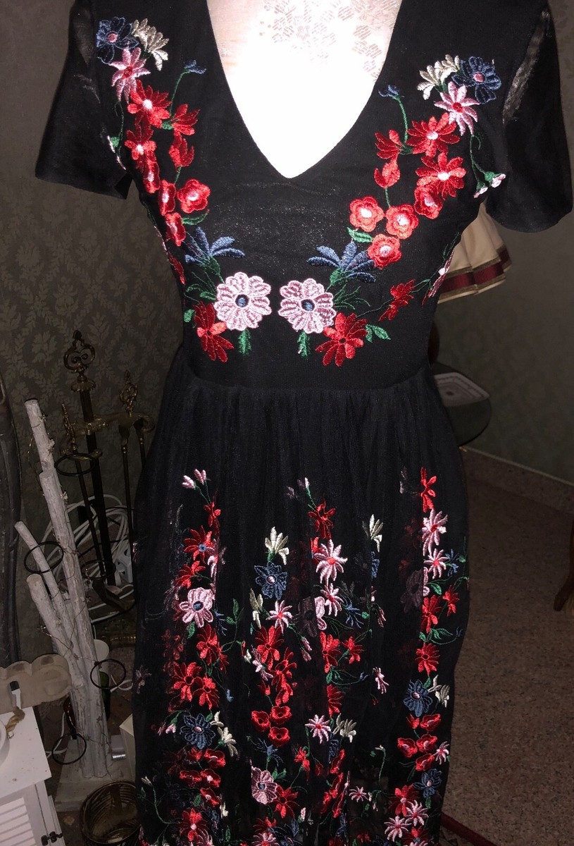 Maje robe brodee tulle 36/38