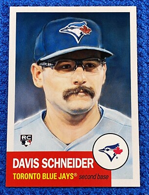 Toronto Blue Jays DAVIS SCHNEIDER 2024 Topps Living #711, Facsimile Auto, RC