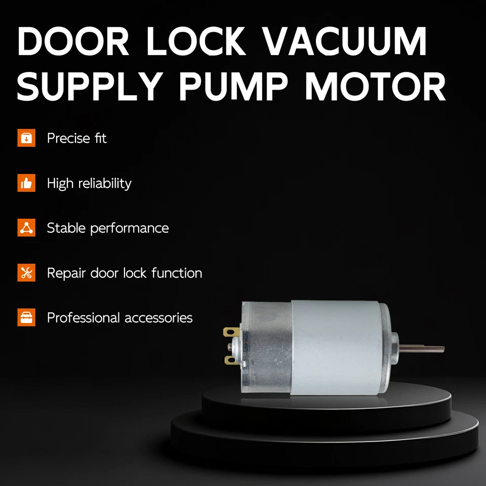 Door Lock Vacuum Supply Pump Motor Fits for Mercedes Benz W140 S320 S420 S500 Foto 3 de 4