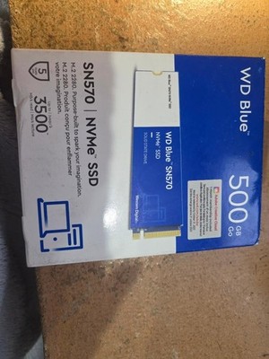 WD Blue SN570 500GB NVMe M.2 SSD   WDS500G3B0C New