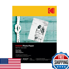 Kodak photo paper 8.5 x 11 glossy, 2-Pak bundle, 200 count total, 48 lb - 180 g/