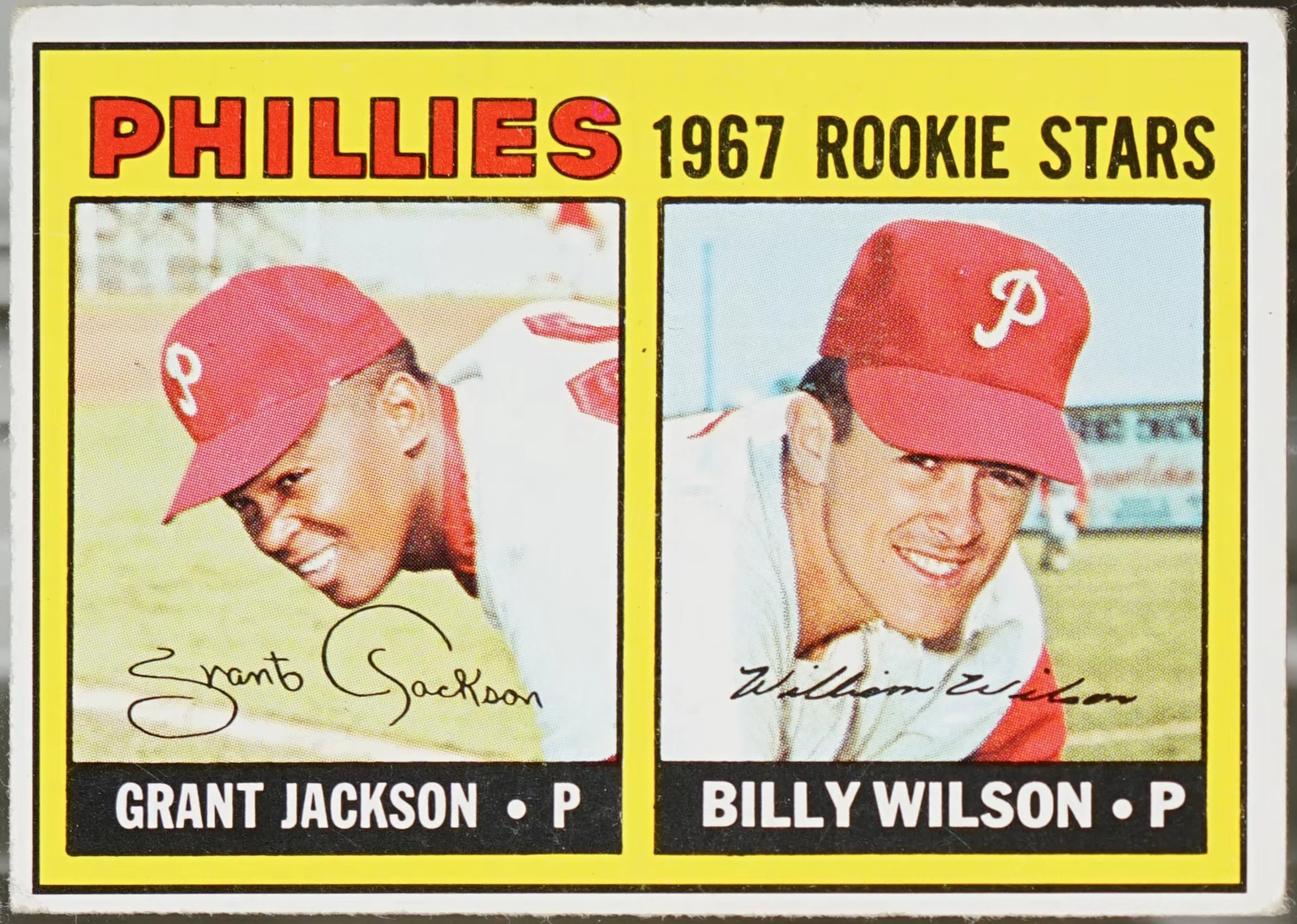 1967 Topps #402 Phillies 1967 Rookie Stars (Grant Jackson / Bill Wilson) RS, VG