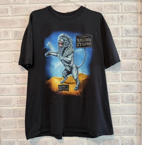 Anvil Rolling Stones Bridges to Babylon Tour -98 1990s vintage concert t-shirt, vintage, size XXL, single stitch, B+ condition