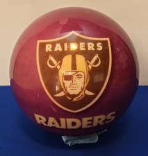 Rare Raider Miller Lite Brunswick Viz-A-Ball Bowling Ball 14.3 lb DRILLED