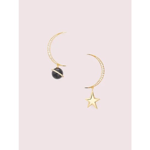 Kate Spade On The Rocks Crystal Asymmetrical Earrings NWT Gifts - Picture 6 of 9