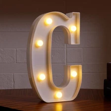 Small Led Marquee Letters, Light Up Letters, 8.58 Inch Led Letter Lights, Bat...