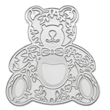 Cute Bear Die Cuts Metal Cutting Dies Art Embossing Templates Christmas Supplies