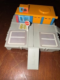 Vintage Micro Machines Travel City Body Shop W/ 14 Vehicles Cars Boat Jets 1980s