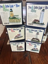 This little Light Of Mine Lighthouse Lot Set Of  (6) Beautiful No Cracks Chips