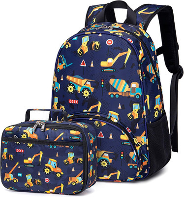 Backpack for Kids Boys Girls Preschool Kindergarten Bookbag Set with Lunch Box T
