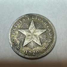 1920 UNITED STATES MINT OF PHILADELPHIA NORTH AMERICA 10 CENT SILVER COIN RARE