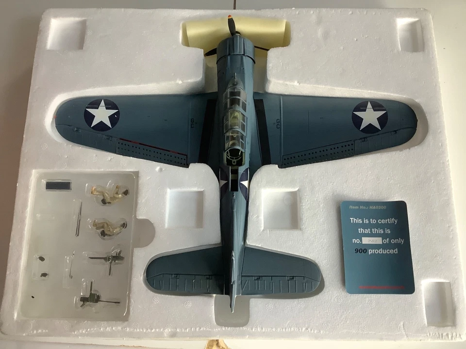 Hobby Master HA0200 1/32 SBD-2 Dauntless USN, Black GC, Battle of Midway - Image 2 of 4