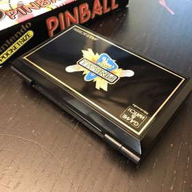 Nintendo Game And Watch Pocketsize Pinball PB-59 Rare Box Variant Collector