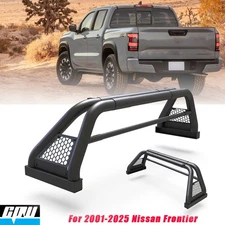 For 2001-2025 Nissan Frontier Adjustable Chase Rack Roll Bar Steel Sport Bar 