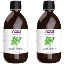Now 100 Pure Peppermint Oil 16 fl.oz Each Pack of 2 