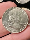 1963-D 50C Franklin Half Dollar, 90% Silver Coin