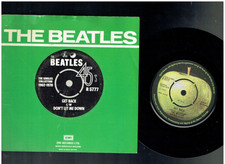THE BEATLES GET BACK 1969 7 INCH VINYL SINGLE 1976 PRESSING
