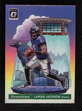 2024 Panini Donruss Optic Downtown! Lamar Jackson #1