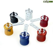 Universel Violet Réservoir d'huile de maître-cylindre de frein arrière Aluminium