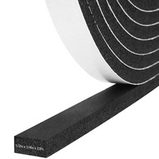 Storystore Self Adhesive Foam Weather Stripping, 1/2" x1/4" x33FT Door Seal