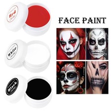 1x Face Paint  Body Make Up 3-Colours Stage Fancy Dress Halloween Hot J4D4