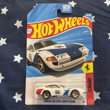 Hot Wheels Ferrari 365 GTB4 Competizione White JJJ30-N9C0C #62/250