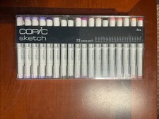 Copic Sketch Marker 72 Color Set D Type Premium Dual-Tip Design