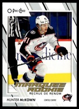 2023-24 O-Pee-Chee MARQUEE ROOKIE Hunter McKown Columbus Blue Jackets #565