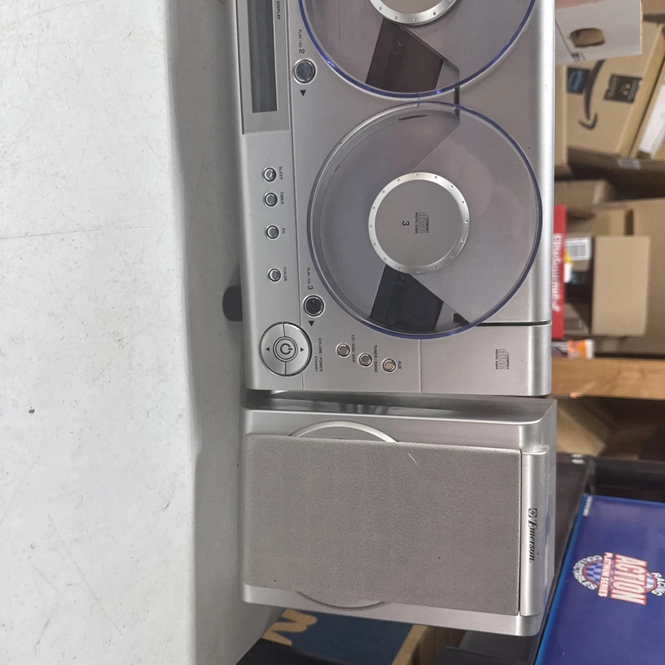 Emerson MS3105 Triple CD Player AM FM  Rare READ DESCRIPTION - Image 4 of 4