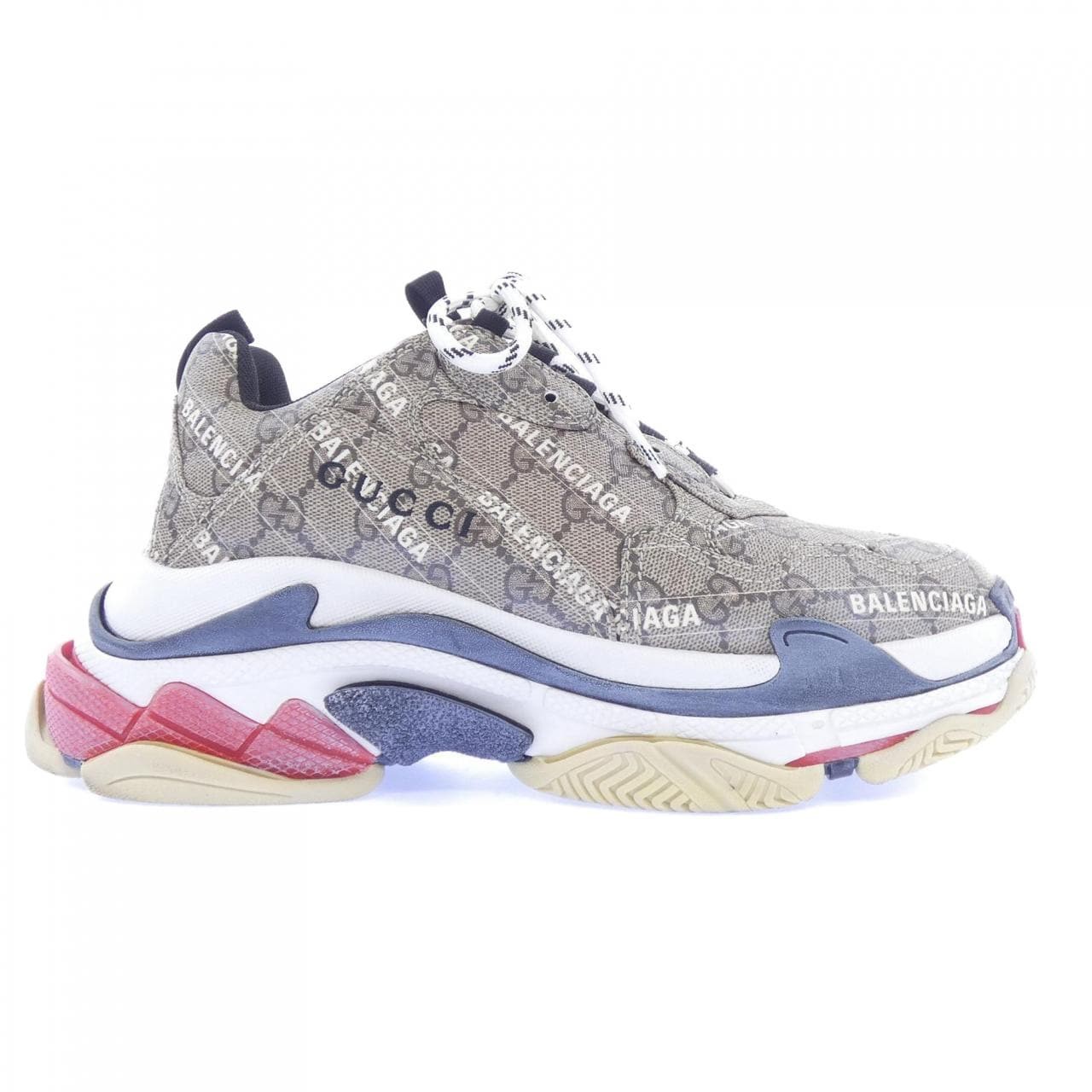 BALENCIAGA TRIPLE S GUCCI sneakers 681066 US9 Beige