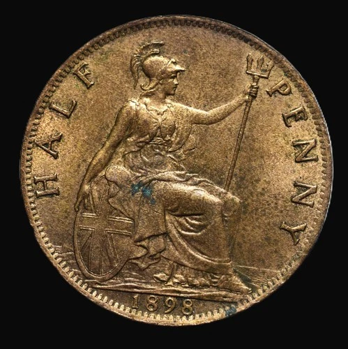 1898 Victoria Half Penny — photo from the most recent tracked eBay sale