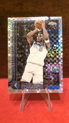 2025-26 Topps Chrome - Anthony Edwards XFractor #151 CLEAN!!!