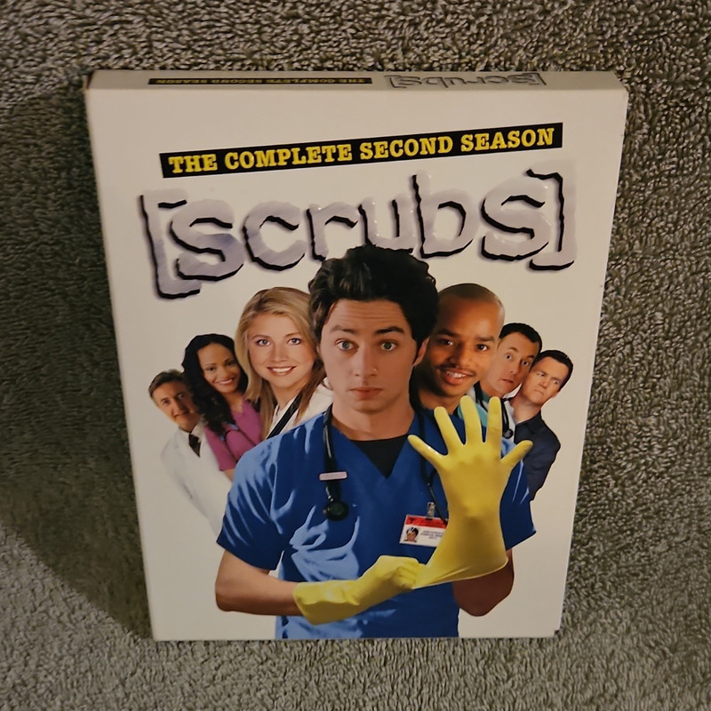 Scrubs Complete Second Season DVD 3-Disc Set Deleted Scenes NTSC Braff