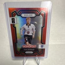 Panini Prizm Monopoly Paul Scholes England #24 FIFA World Cup Soccer Card