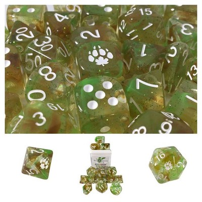 Role 4 Initiative 15-Die Diffusion Druid'S Circle Rpg Dice Set
