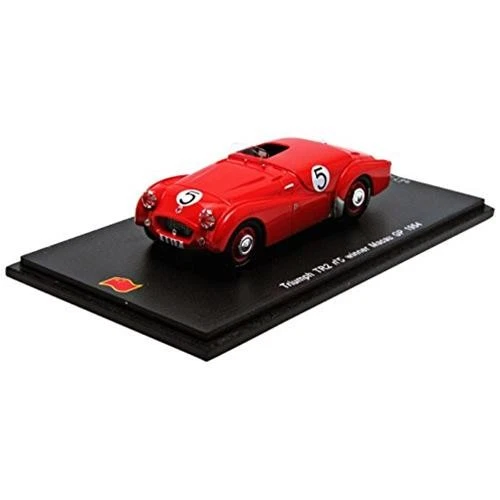 1:43 Spark Triumph Tr2 #5 Winner Macau Gp 1954 E.Carvalho Red SA060 Model - Image 2 of 2