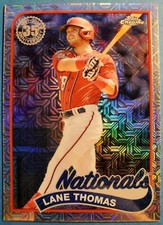 2024 Topps Chrome #2T89C-79 Lane Thomas D.C. Nationals 35th Anniversary Mojo Ref