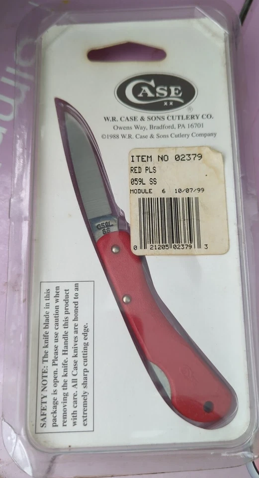 NOS RARE New Vintage Case Jack Folding Knife Merry Christmas USA Lockback - Image 2 of 4