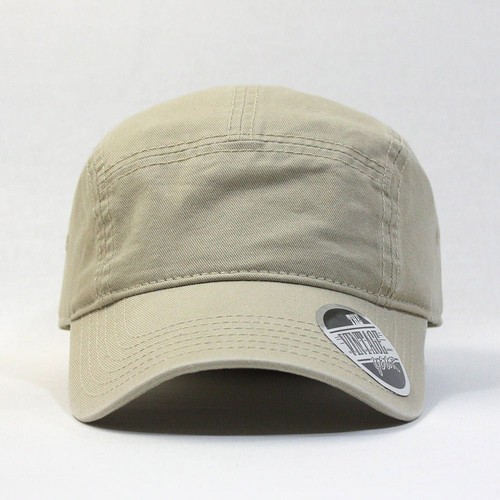 NEU Washed Cotton Five Panel Camper Cap anthrazit grau olivgrün rot khaki - Bild 3 von 33