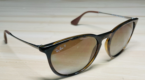 Ray Ban P Polarized Sunglasses FRAMES ONLY RB4171 Erika 710/T5 3P Tortoise Shell - Picture 4 of 19