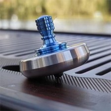 Titanium Stem Stainless Steel Collar Spinning Top Desktop Fidget Toy Gyroscope