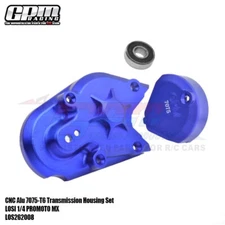 GPM CNC Aluminum 7075 Transmission Housing For LOSI 1/4 Promoto-MX Motorcycle US