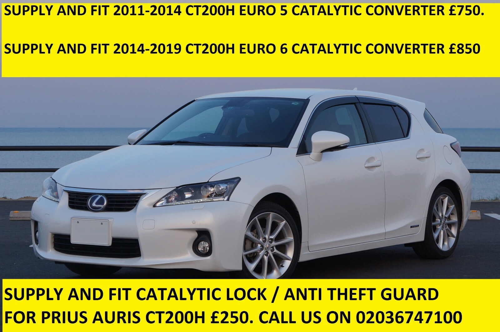 EXHAUST CATALYTIC CONVERTER GUARD CLAMP LOCK ANTI THEFT CAT LEXUS RX450H GS450H eBay