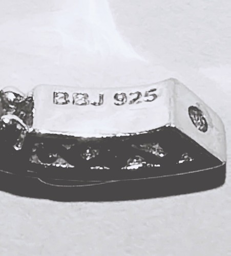 Sterling Silver Real Ruby Inside Outside Hinged 1" Hoop Earring by BBJ - Picture 6 of 6