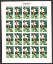 US MNH Sheet Imperf no die cuts BLACK HERITAGE ALTHEA GIBSON 4803a 2013