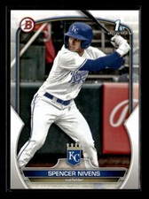 2023 Bowman Draft Paper Spencer Nivens Kansas City Royals 1st #BD-93 5 Card Lot