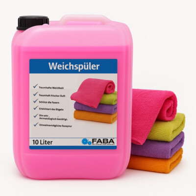 10 L Weichspüler rose  für weiche Wäsche mit angenehm frischem Duft