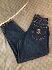 Vintage P.S. Gitano Stone Wash High Waisted Mom Jeans Teen 14S -Short