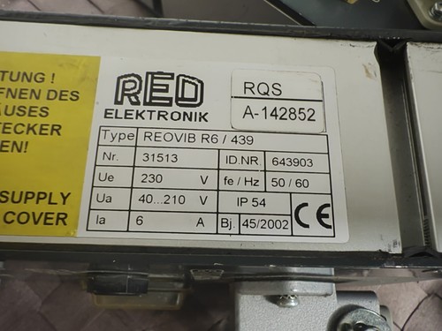 REO ELEKTRONIK REOVIB R6/439 - Picture 3 of 4