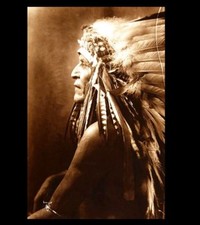 1910 Goes Ahead PHOTO Crow Scout of George Custer, Battle of Little Bighorn